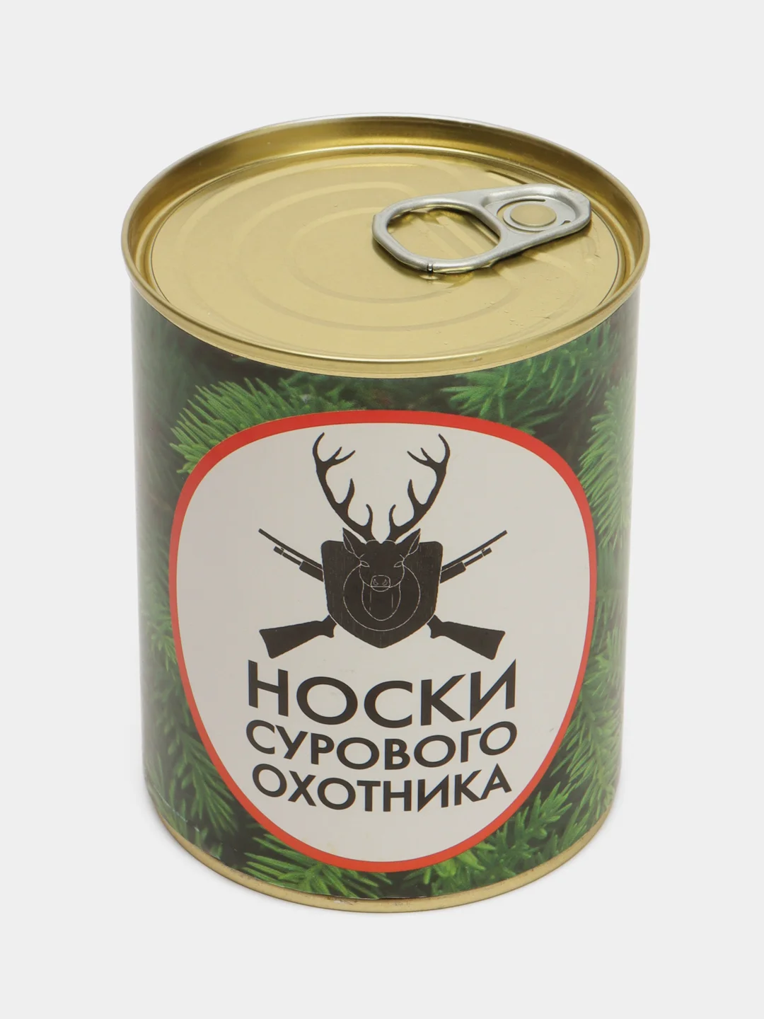 Салатовый носки в подарочной банке