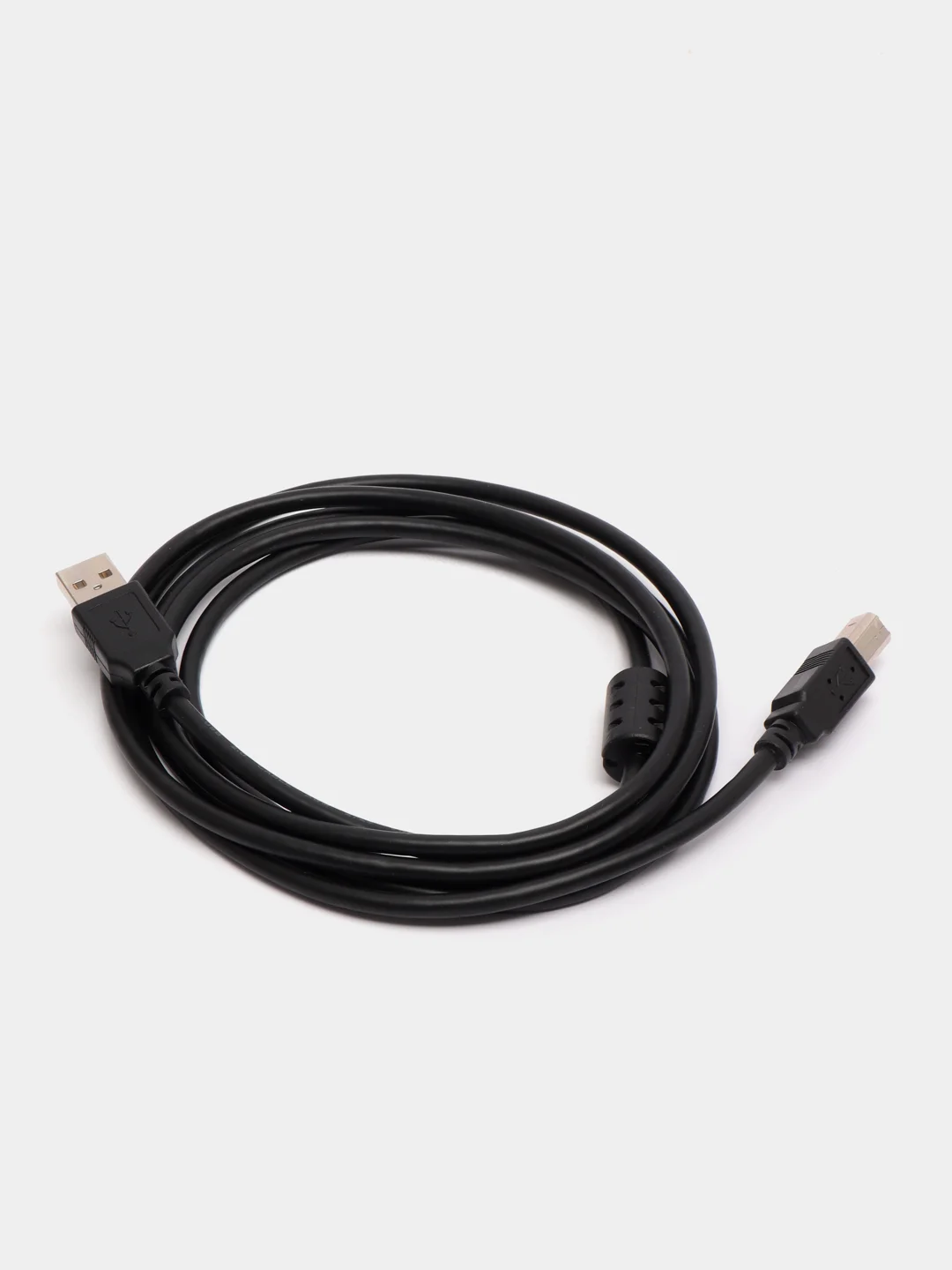 Черный кабель для принтера USB 2.0 МФУ, сканера 1м, 2м переходник