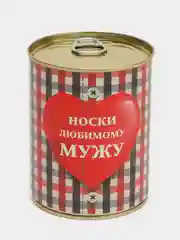 Вишнёвый носки в подарочной банке