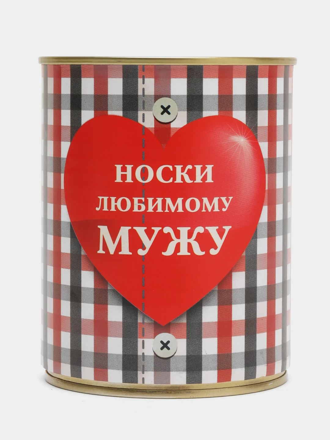 Вишнёвый носки в подарочной банке