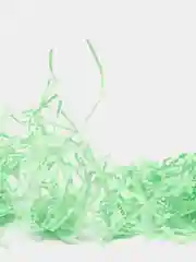 Бирюзовый наполнитель бумажный для коробок, стружка "Цветная бумага"