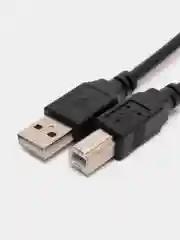 Черный кабель для принтера USB 2.0 МФУ, сканера 1м, 2м переходник