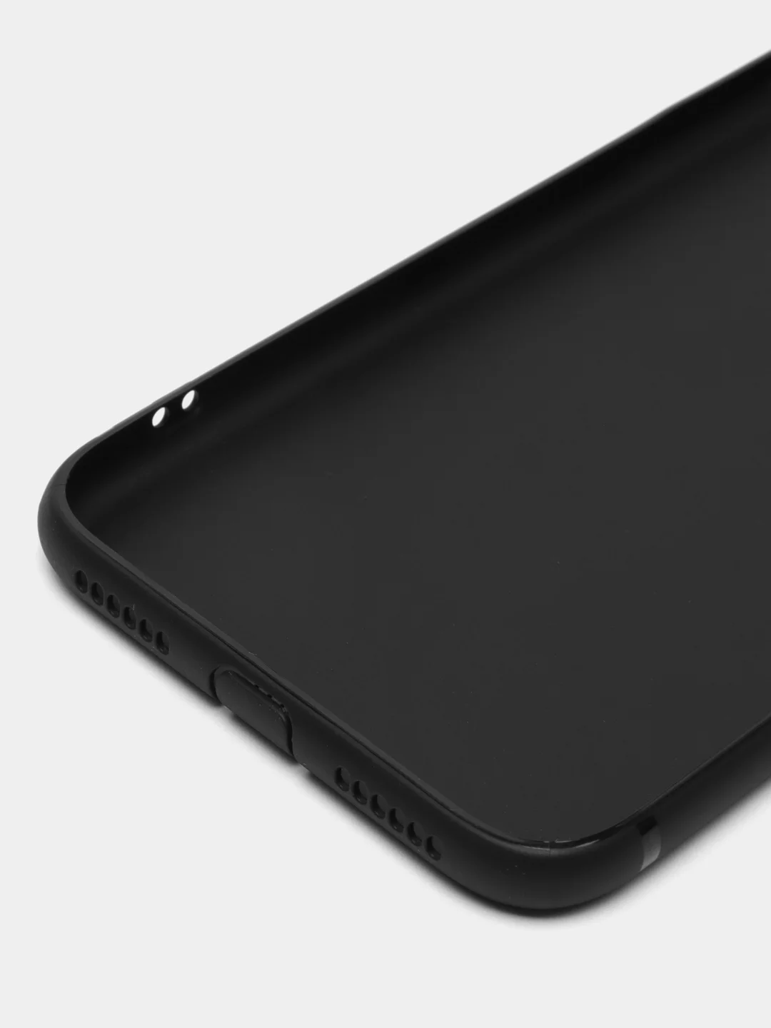Чехол для iPhone X/XS/XS Max/XR/11/11 Pro/11 Pro Max, черный, матовый, силиконовый