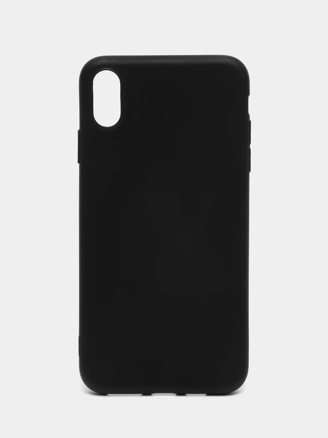 Чехол для iPhone X/XS/XS Max/XR/11/11 Pro/11 Pro Max, черный, матовый, силиконовый