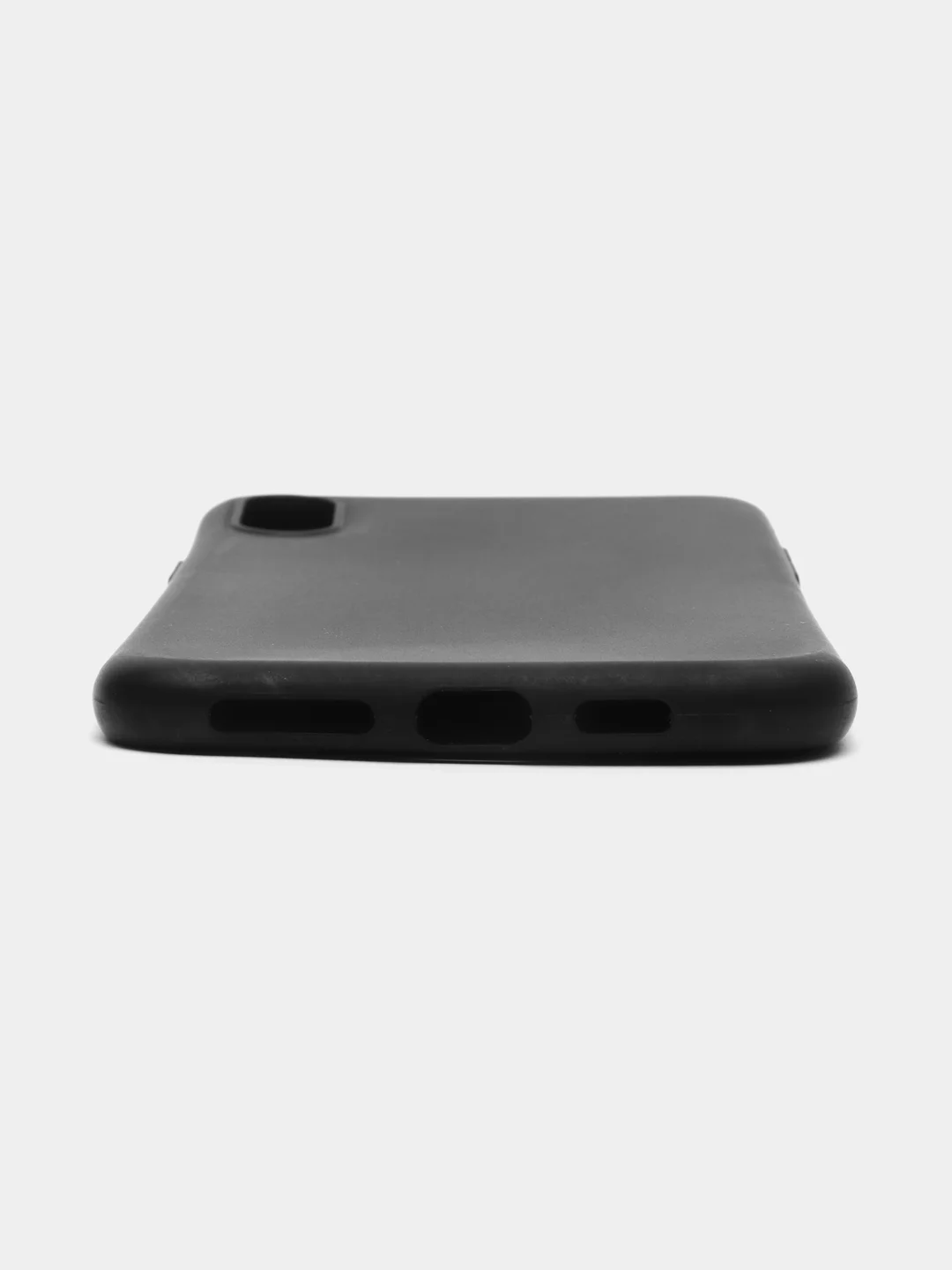 Чехол для iPhone X/XS/XS Max/XR/11/11 Pro/11 Pro Max, черный, матовый, силиконовый