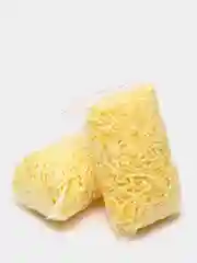 Желтый наполнитель бумажный для коробок, стружка "Цветная бумага"