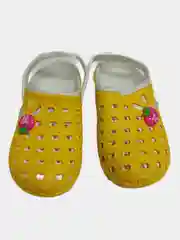Желтый сланцы-сабо женские