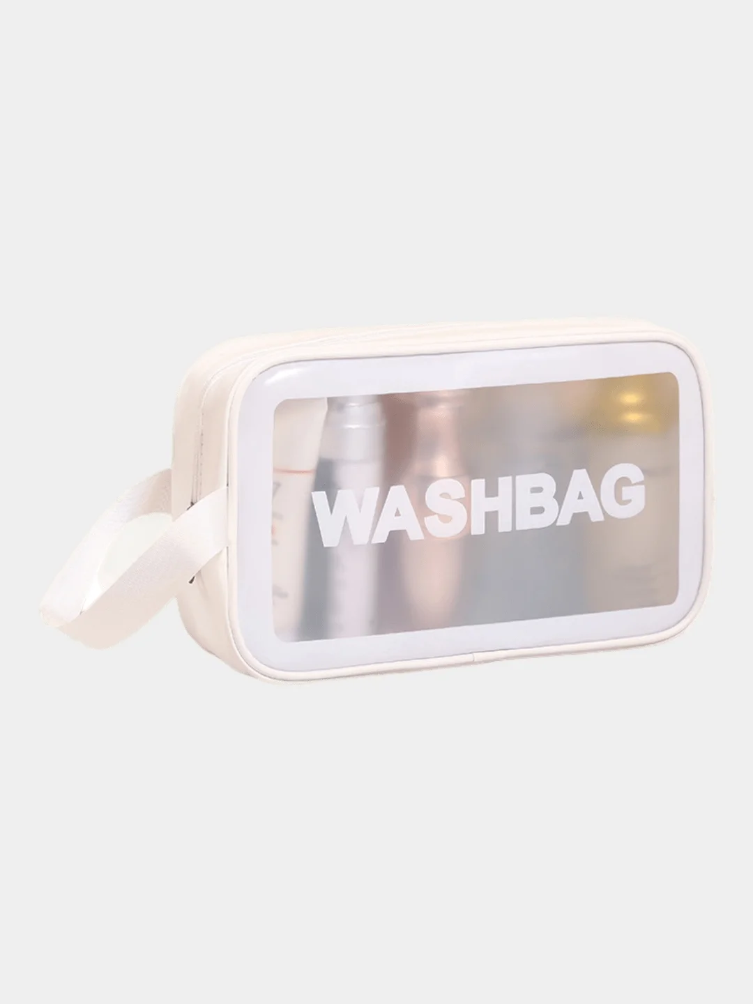 Косметичка водонепроницаемая Washbag, прозрачная, для бассейна