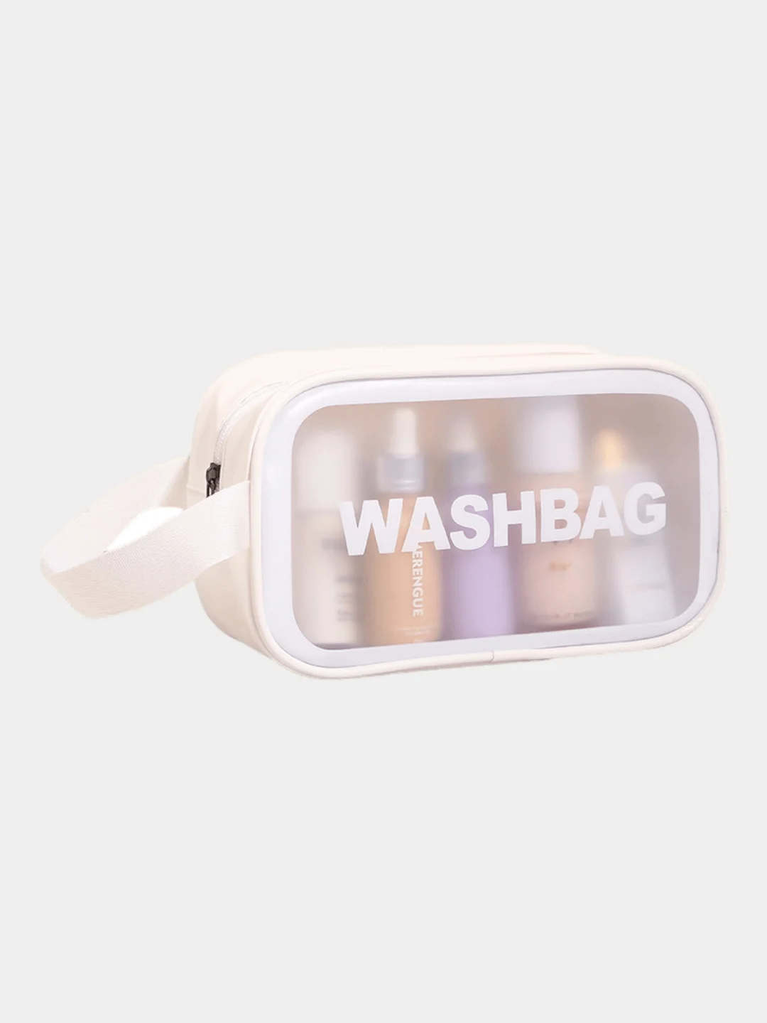 Косметичка водонепроницаемая Washbag, прозрачная, для бассейна
