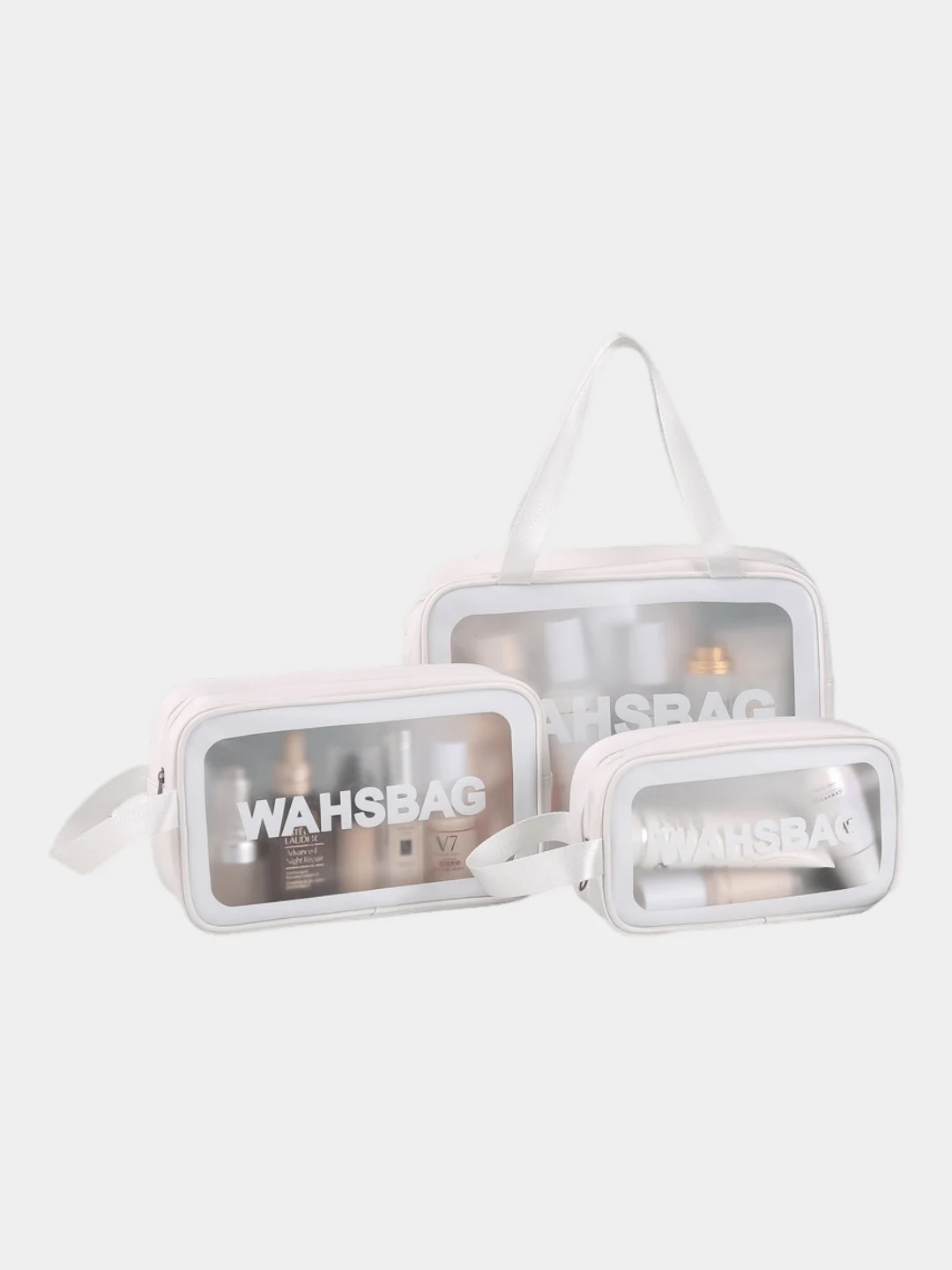 Косметичка водонепроницаемая Washbag, прозрачная, для бассейна