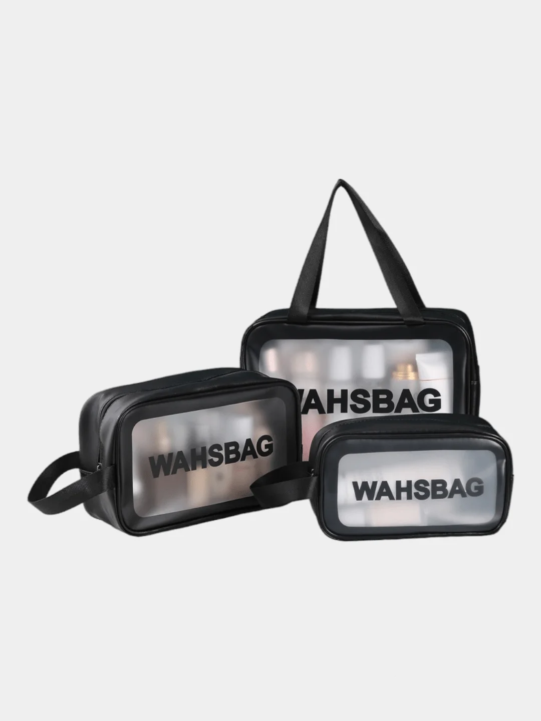 Косметичка водонепроницаемая Washbag, прозрачная, для бассейна