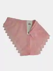Розовый трусы женские с кружевом