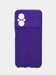 Пурпурный чехол для Xiaomi Poco M5, Сяоми Поко М5 силиконовый, цветной, матовый