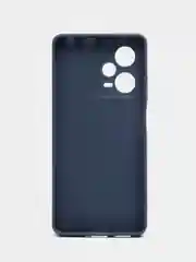 Темно-синий чехол Xiaomi Redmi Note 12 Pro+ (Сяоми Редми Нот 12 Про+), силиконовый, цветной, матовый