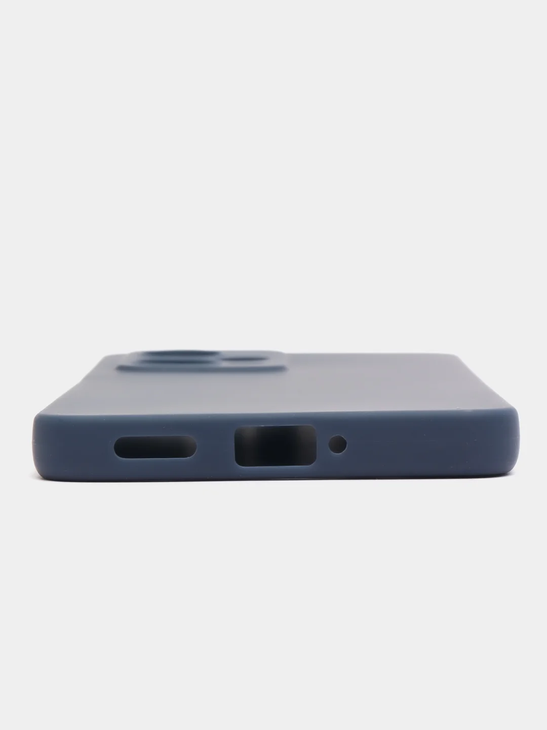 Темно-синий чехол Xiaomi Redmi Note 12 Pro+ (Сяоми Редми Нот 12 Про+), силиконовый, цветной, матовый