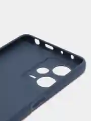 Темно-синий чехол Xiaomi Redmi Note 12 Pro+ (Сяоми Редми Нот 12 Про+), силиконовый, цветной, матовый