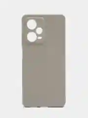 Серый чехол Xiaomi Redmi Note 12 Pro+ (Сяоми Редми Нот 12 Про+), силиконовый, цветной, матовый