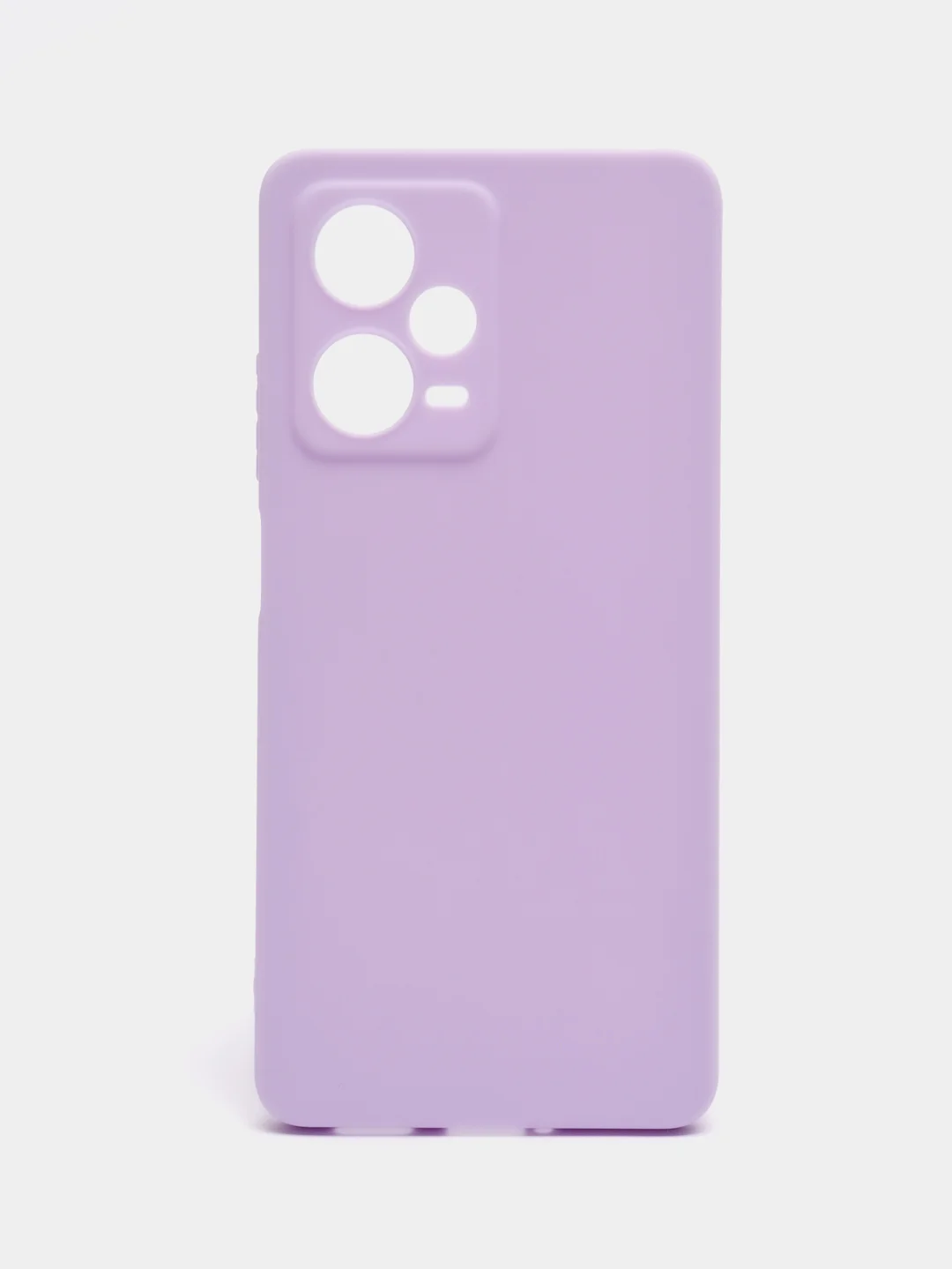 Лавандовый чехол Xiaomi Redmi Note 12 Pro+ (Сяоми Редми Нот 12 Про+), силиконовый, цветной, матовый