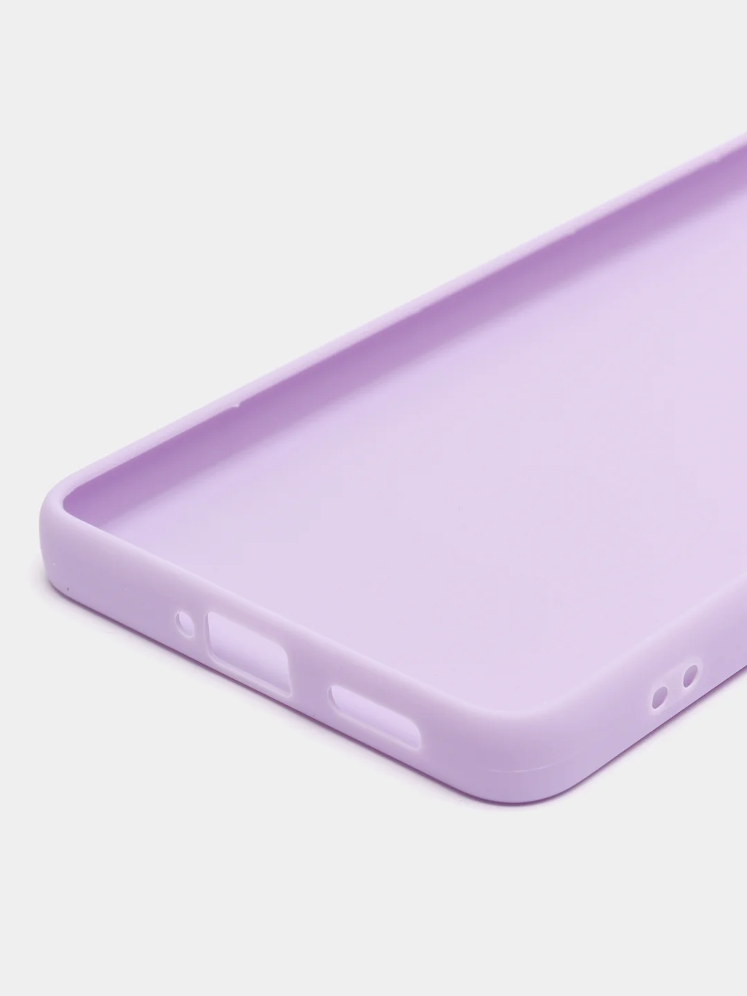 Лавандовый чехол Xiaomi Redmi Note 12 Pro+ (Сяоми Редми Нот 12 Про+), силиконовый, цветной, матовый