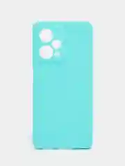 Бирюзовый чехол Xiaomi Redmi Note 12 Pro+ (Сяоми Редми Нот 12 Про+), силиконовый, цветной, матовый