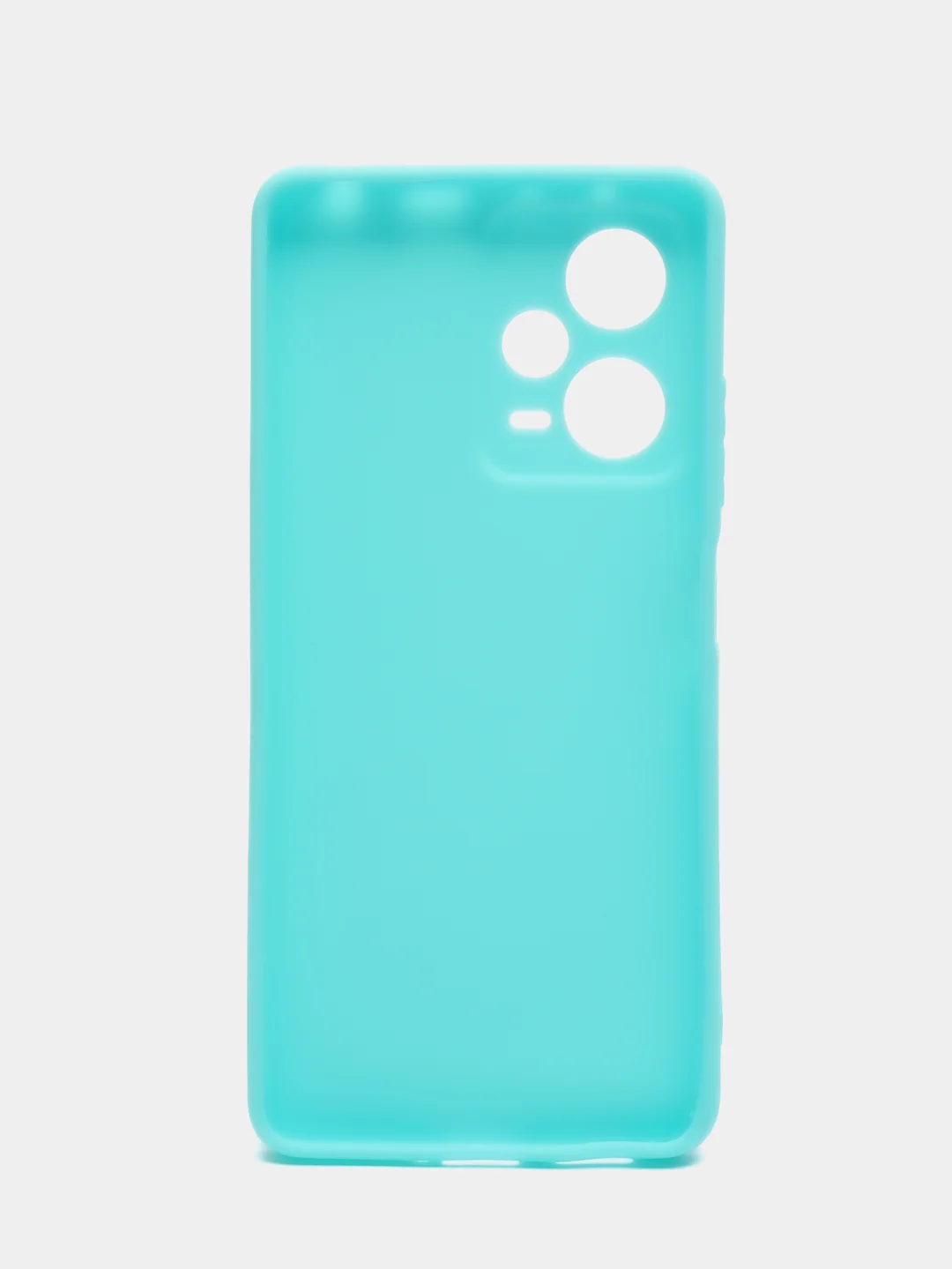 Бирюзовый чехол Xiaomi Redmi Note 12 Pro+ (Сяоми Редми Нот 12 Про+), силиконовый, цветной, матовый
