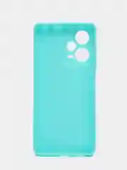 Бирюзовый чехол Xiaomi Redmi Note 12 Pro+ (Сяоми Редми Нот 12 Про+), силиконовый, цветной, матовый