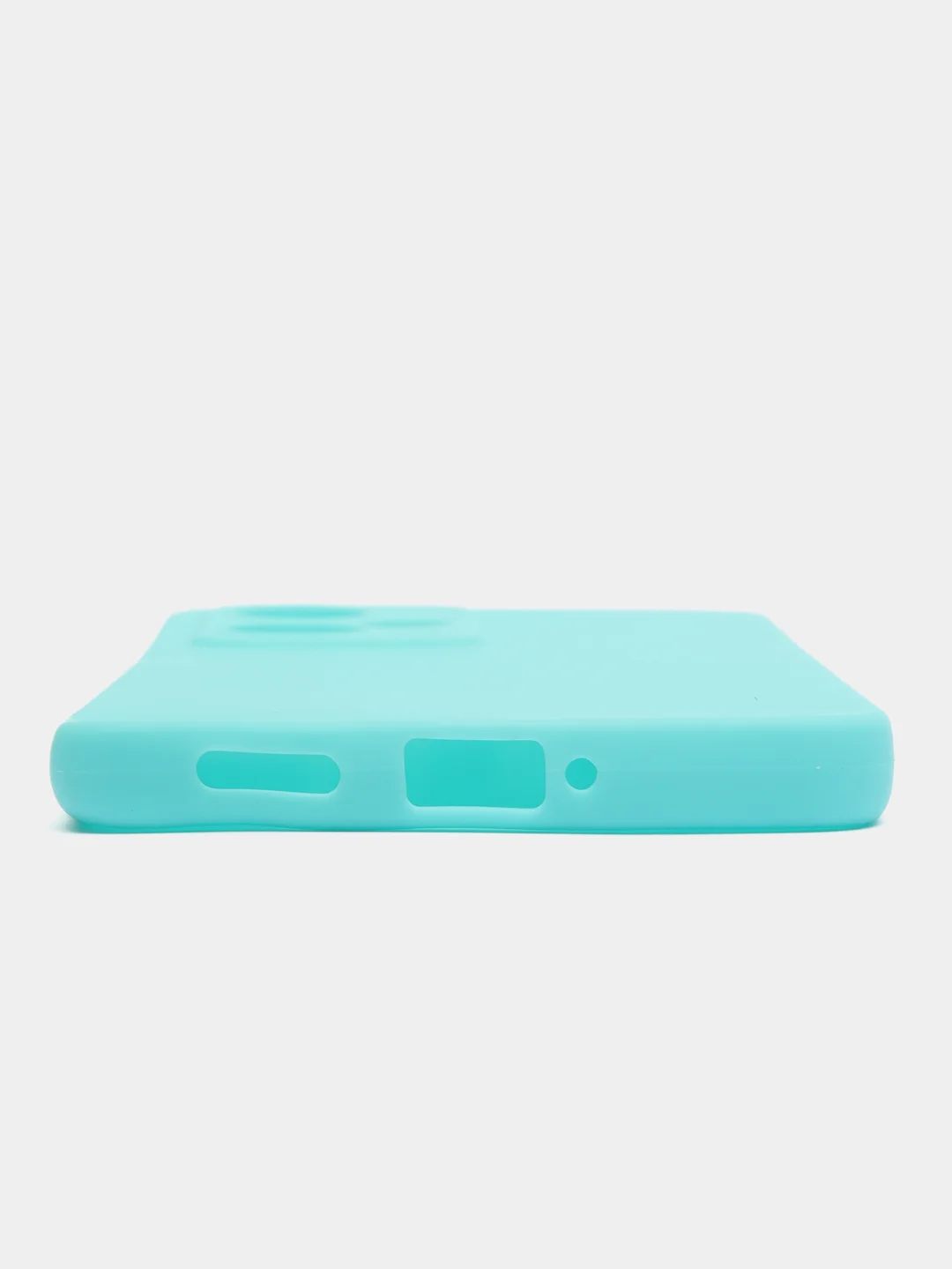 Бирюзовый чехол Xiaomi Redmi Note 12 Pro+ (Сяоми Редми Нот 12 Про+), силиконовый, цветной, матовый