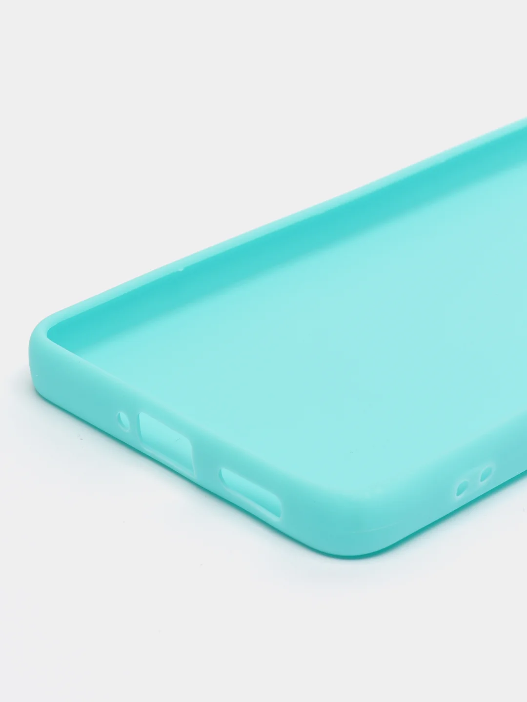 Бирюзовый чехол Xiaomi Redmi Note 12 Pro+ (Сяоми Редми Нот 12 Про+), силиконовый, цветной, матовый