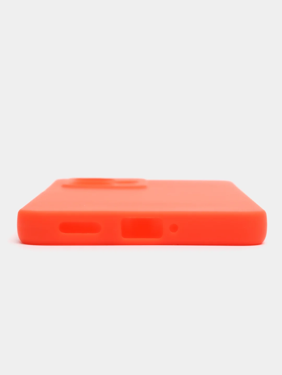 Оранжевый чехол Xiaomi Redmi Note 12 Pro+ (Сяоми Редми Нот 12 Про+), силиконовый, цветной, матовый