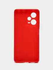Красный чехол Xiaomi Redmi Note 12 Pro+ (Сяоми Редми Нот 12 Про+), силиконовый, цветной, матовый