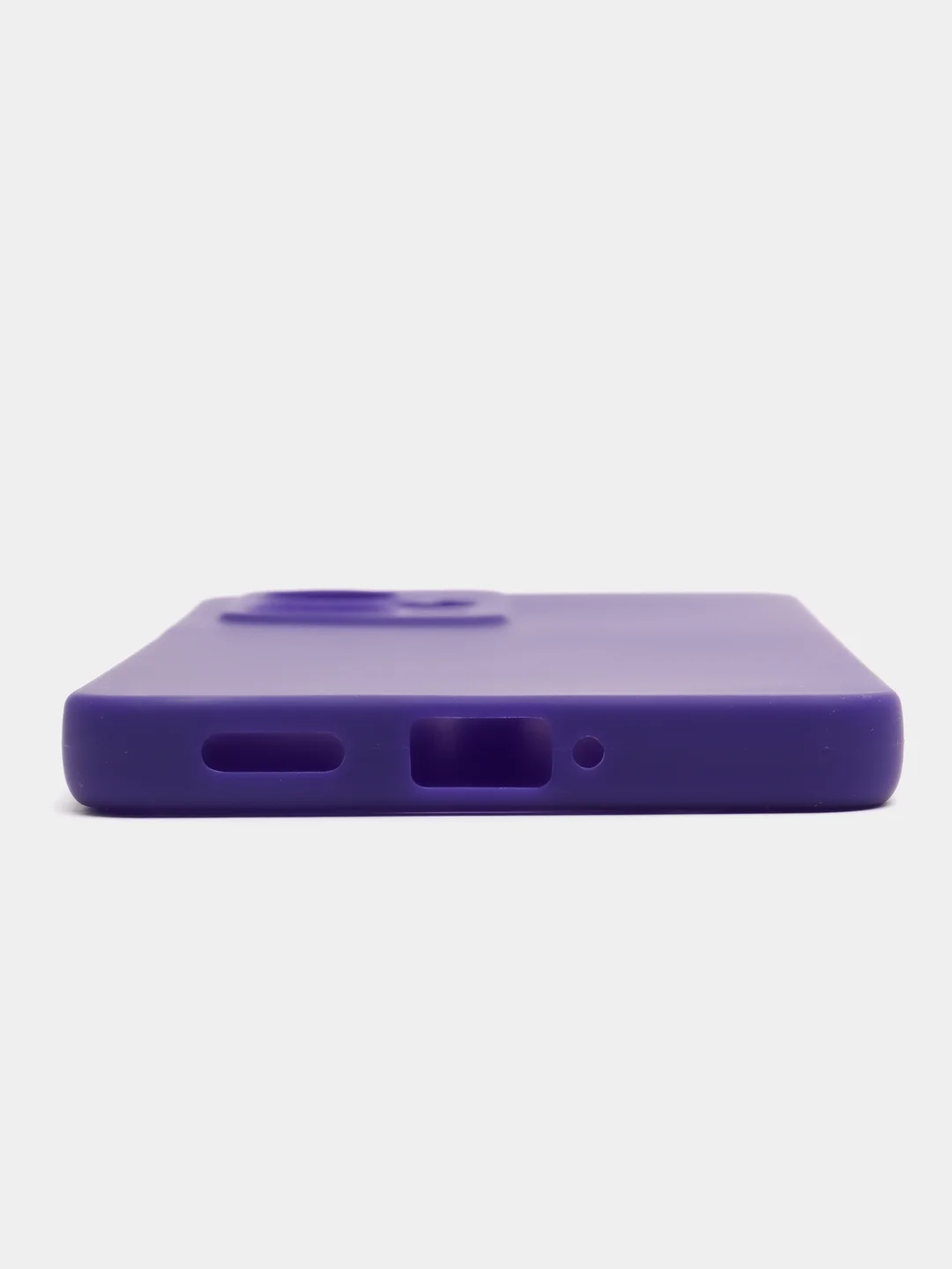 Фиолетовый чехол Xiaomi Redmi Note 12 Pro+ (Сяоми Редми Нот 12 Про+), силиконовый, цветной, матовый