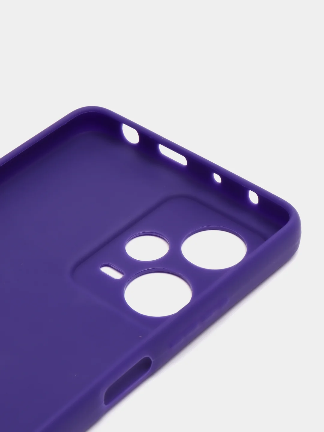 Фиолетовый чехол Xiaomi Redmi Note 12 Pro+ (Сяоми Редми Нот 12 Про+), силиконовый, цветной, матовый