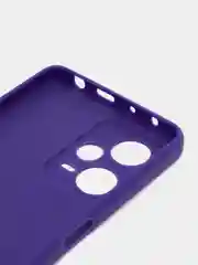 Фиолетовый чехол Xiaomi Redmi Note 12 Pro+ (Сяоми Редми Нот 12 Про+), силиконовый, цветной, матовый