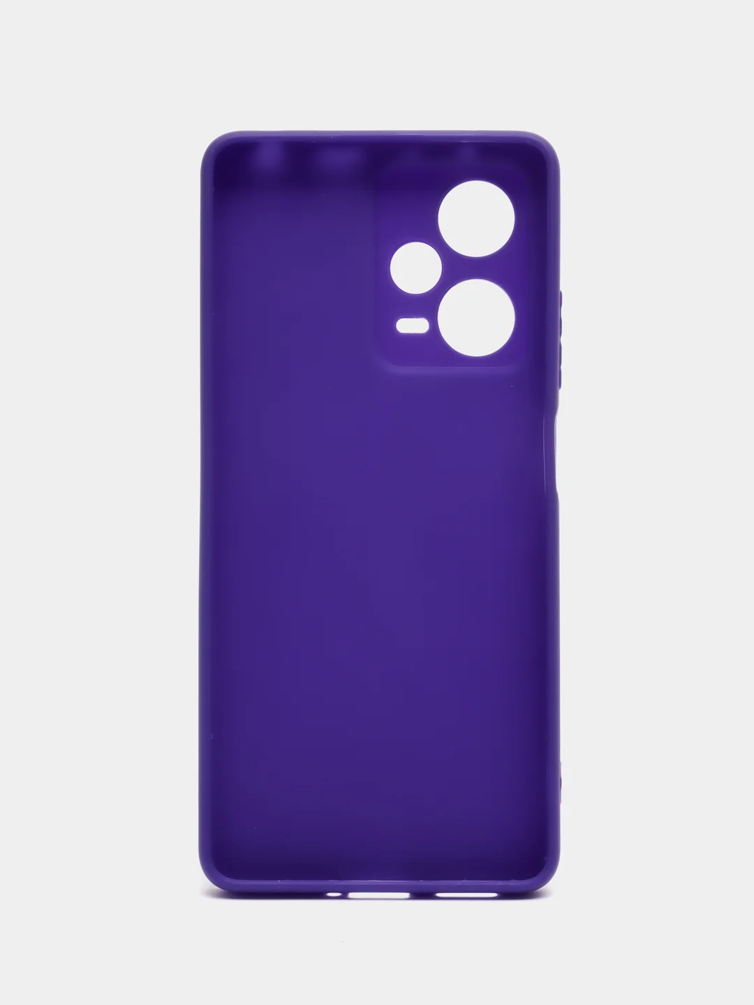 Фиолетовый чехол Xiaomi Redmi Note 12 Pro+ (Сяоми Редми Нот 12 Про+), силиконовый, цветной, матовый