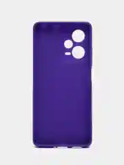 Фиолетовый чехол Xiaomi Redmi Note 12 Pro+ (Сяоми Редми Нот 12 Про+), силиконовый, цветной, матовый