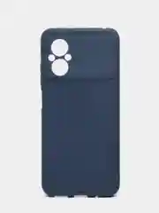 Темно-синий чехол для Xiaomi Poco M5, Сяоми Поко М5 силиконовый, цветной, матовый