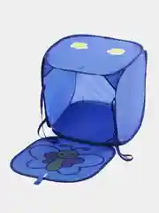 Аметистовый складная корзина с крышкой для хранения игрушек и вещей