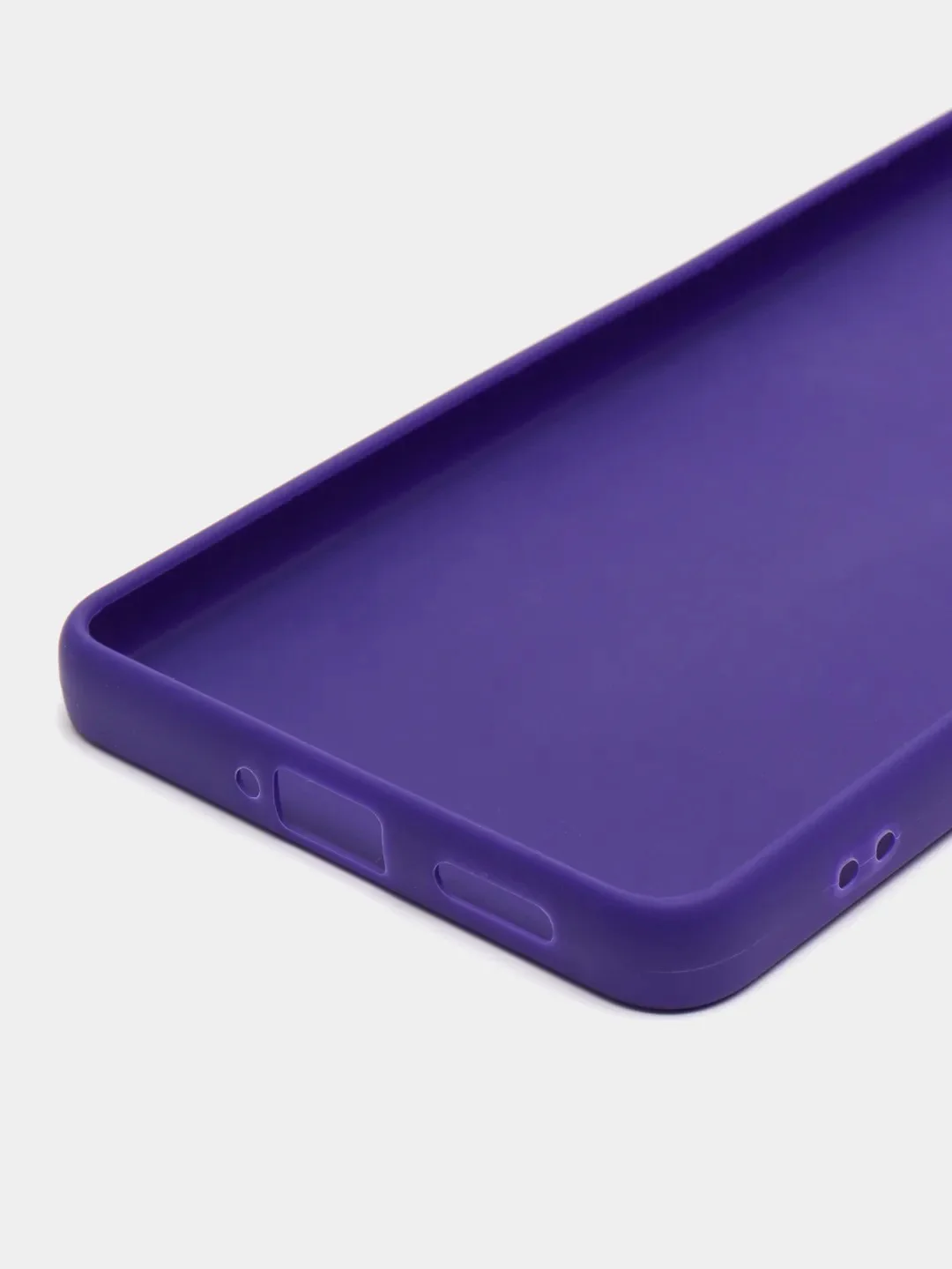 Фиолетовый чехол Xiaomi Redmi Note 12 Pro+ (Сяоми Редми Нот 12 Про+), силиконовый, цветной, матовый