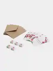 Кораллово-розовый подарочный сертификат на услугу/сумму