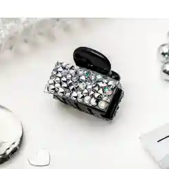 Краб для волос "Великолепие", прямоугольник, 2,5 см