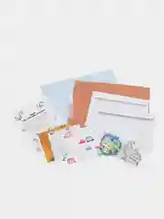 Синий набор для творчества / Изготовление открыток / Новогодние