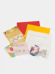 Красный набор для творчества / Изготовление открыток / Новогодние