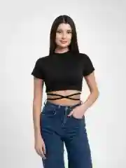 Топ женский укороченный, на завязках