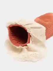 Коралловый гольфы для девочки, с кружевом, с тормозами