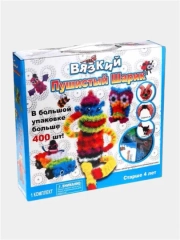 Мягкий конструктор-липучка "Пушистик", разноцветный