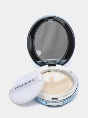 Пудра для лица SPF 25 PA++, с запасным блоком, увлажняющая, с коллагеном, матирующая пудра