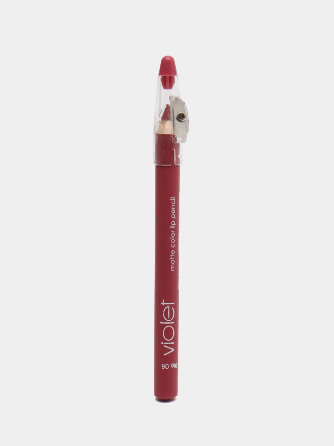 Карандаш для губ Violet Waterproof Lipstick, с точилкой, 12 цветов