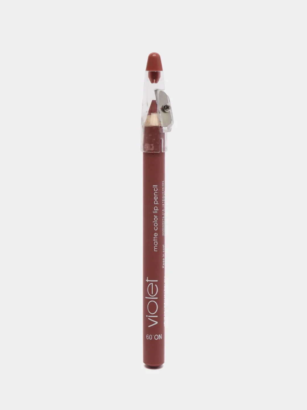 Карандаш для губ Violet Waterproof Lipstick, с точилкой, 12 цветов