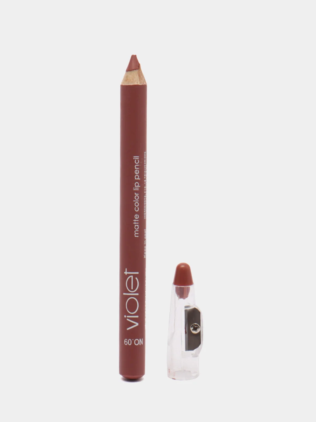 Карандаш для губ Violet Waterproof Lipstick, с точилкой, 12 цветов