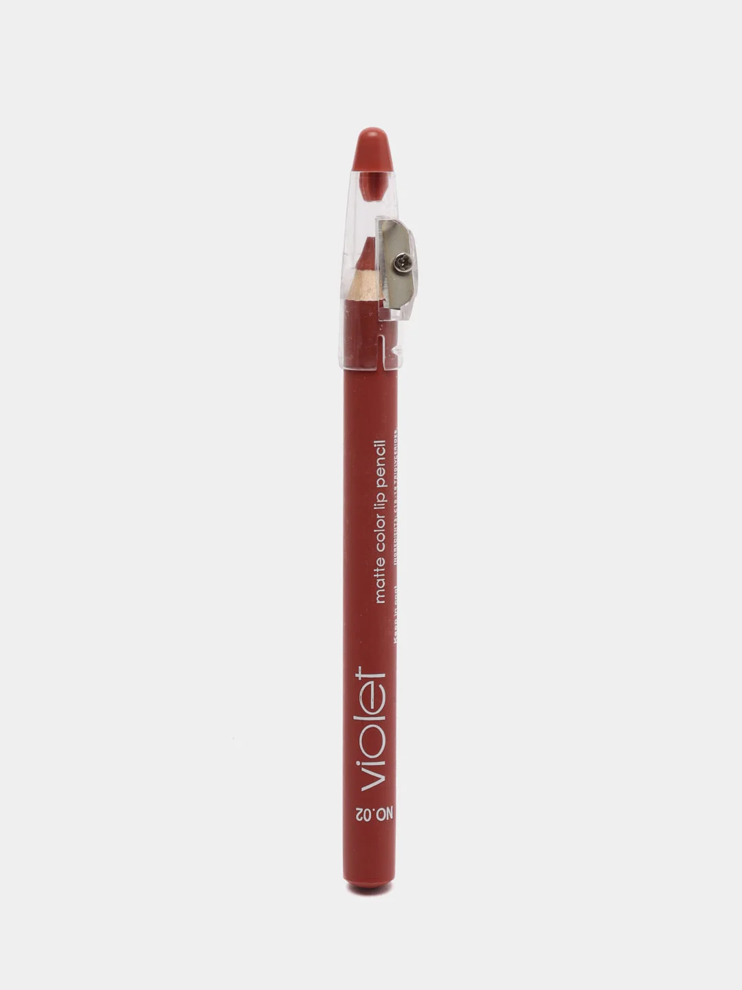 Карандаш для губ Violet Waterproof Lipstick, с точилкой, 12 цветов